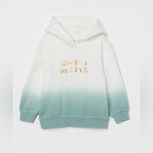 H&M - Hoodie with Motif - LIGHT GREEN/COOL TO BE KIND